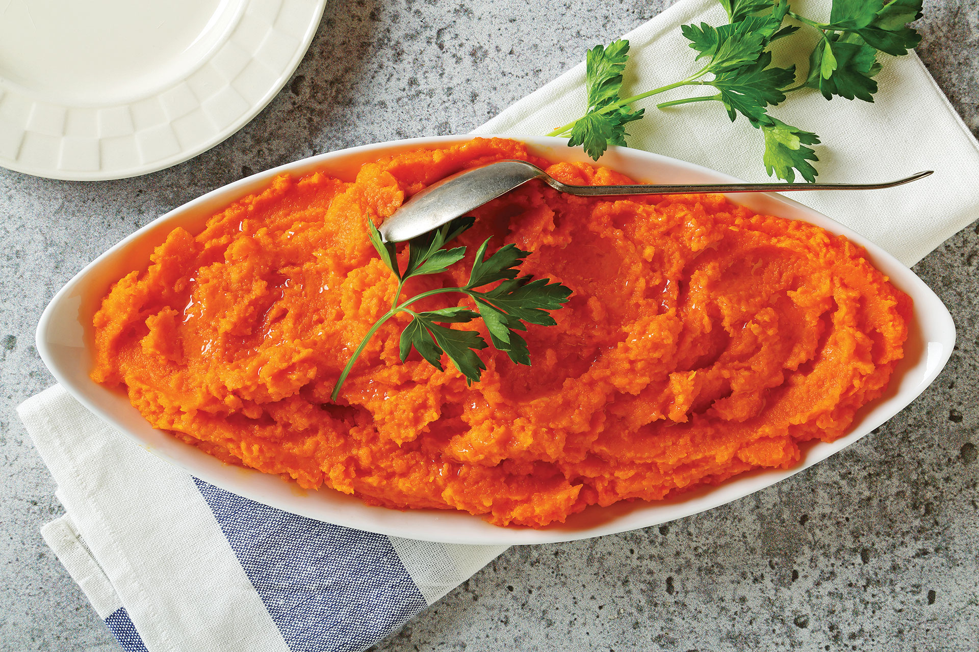 Orange Ginger Carrot Parsnip Puree recipe